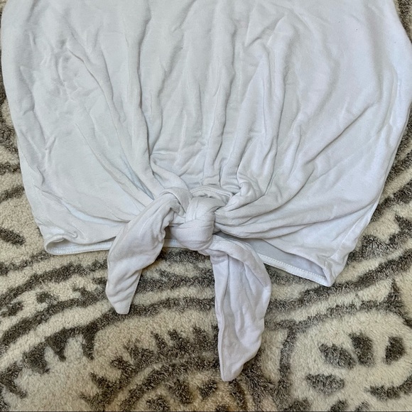 Aritzia Babaton White Crop Top - Picture 3 of 4